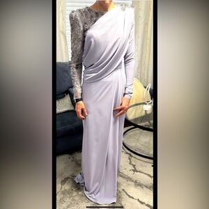 Modest And Elegant Turkish Designer Dress - Maxi long sleeve dress